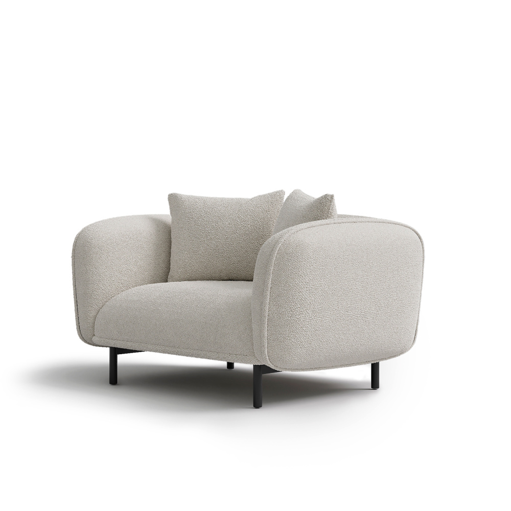 Кресло Maya, рогожка, белый