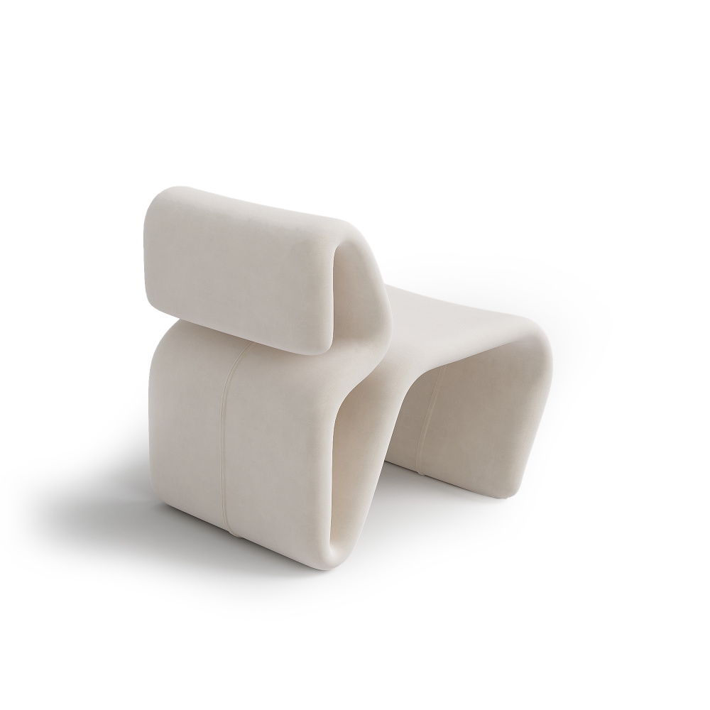 Кресло Bora Bora, замша, белый