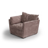 Кресло Hem замша, коричневый