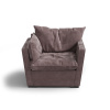 Кресло Hem замша, темно-коричневый