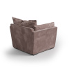Кресло Hem замша, коричневый