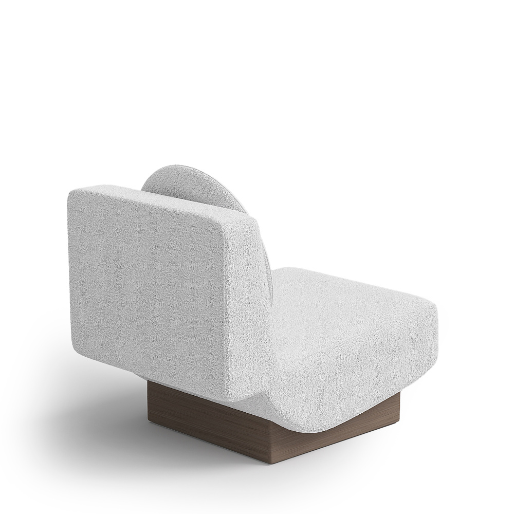 Кресло Catalonia букле, белый