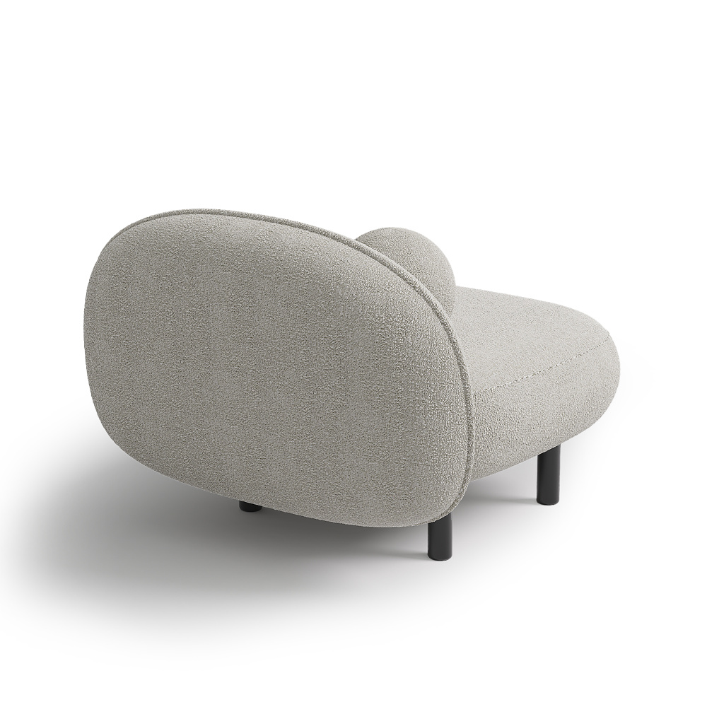 Кресло Stone, букле, белый