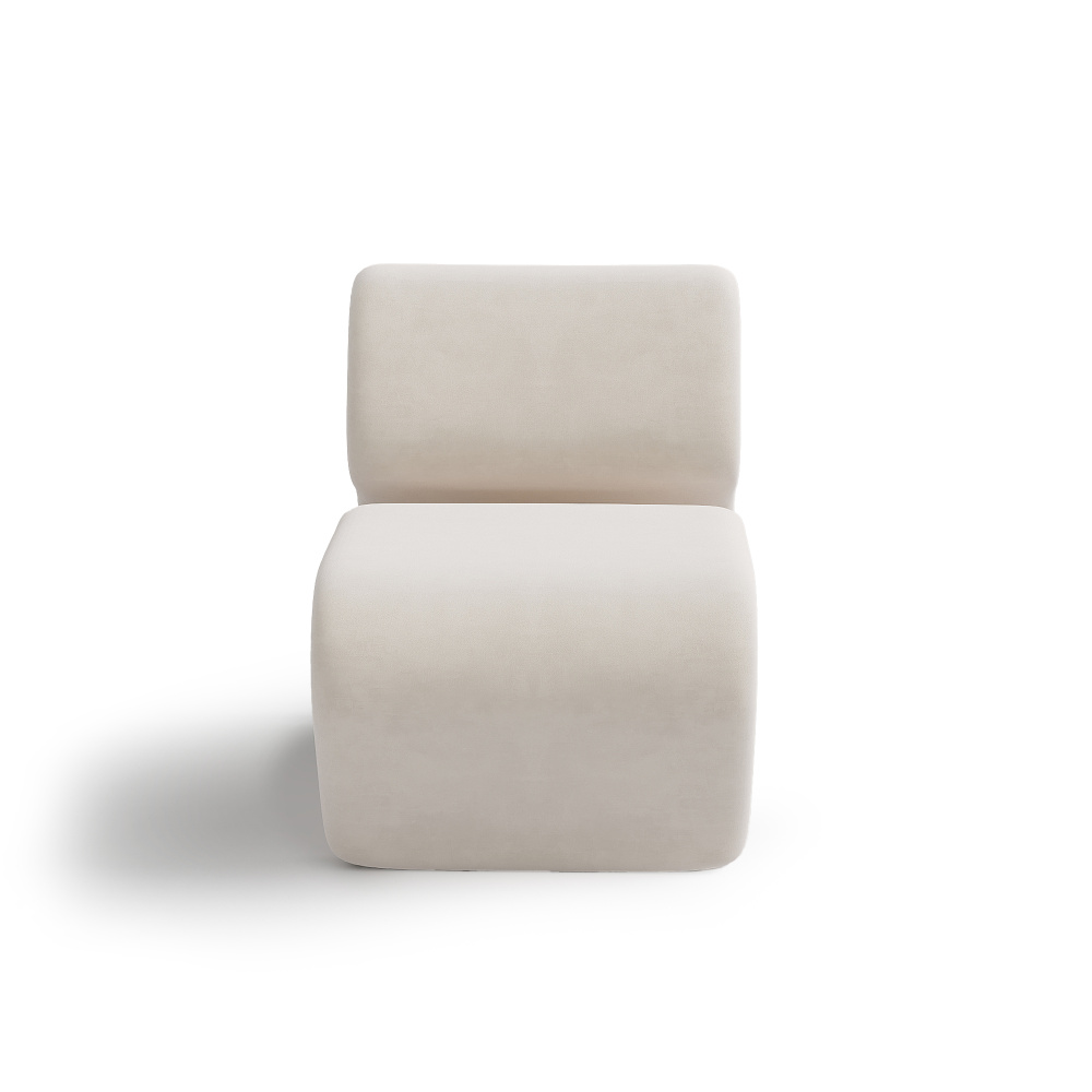 Кресло Bora Bora, замша, белый